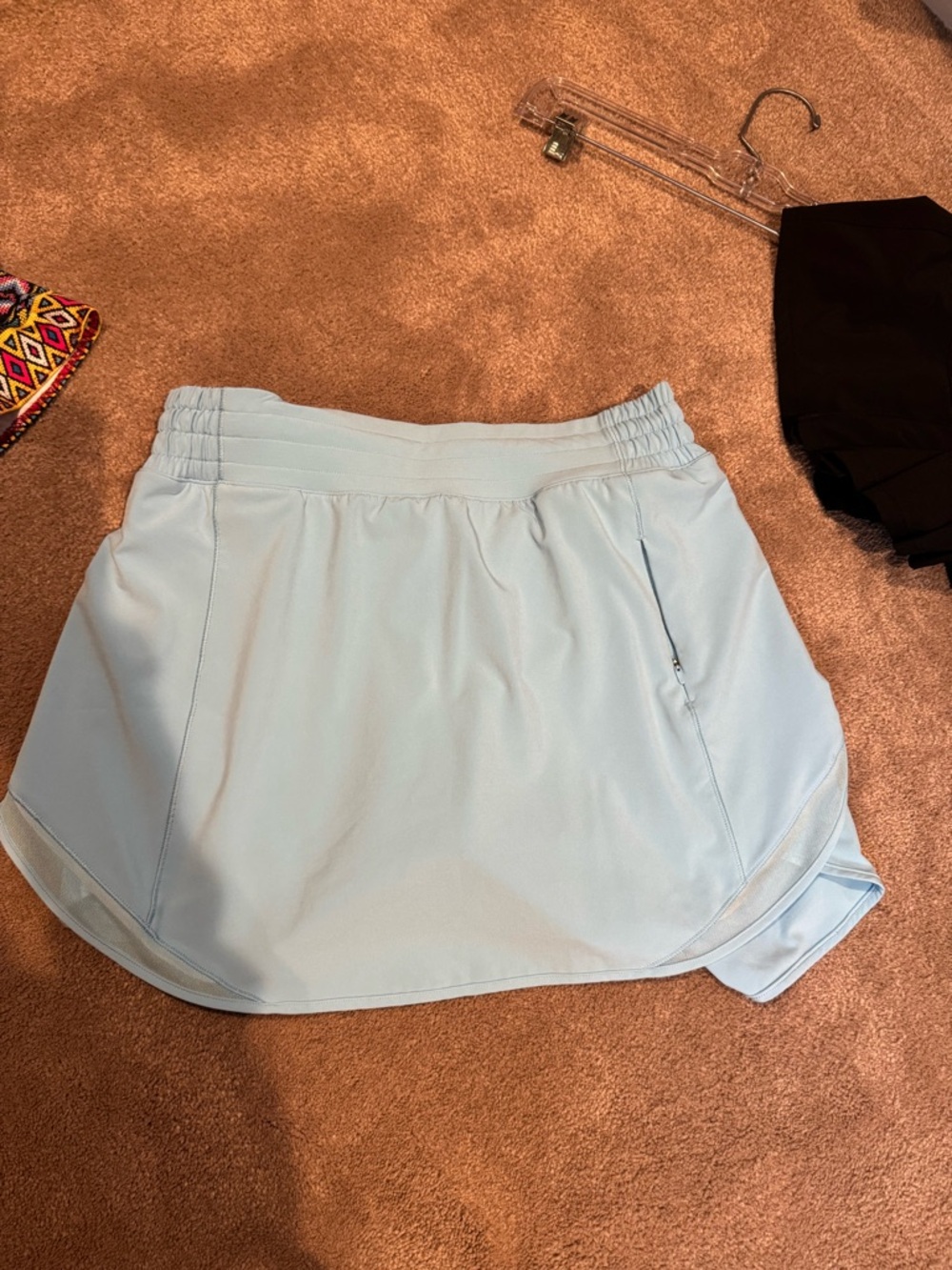lululemon athletica Light Blue Women's Athletic Skort.  Worn once.  Longer style